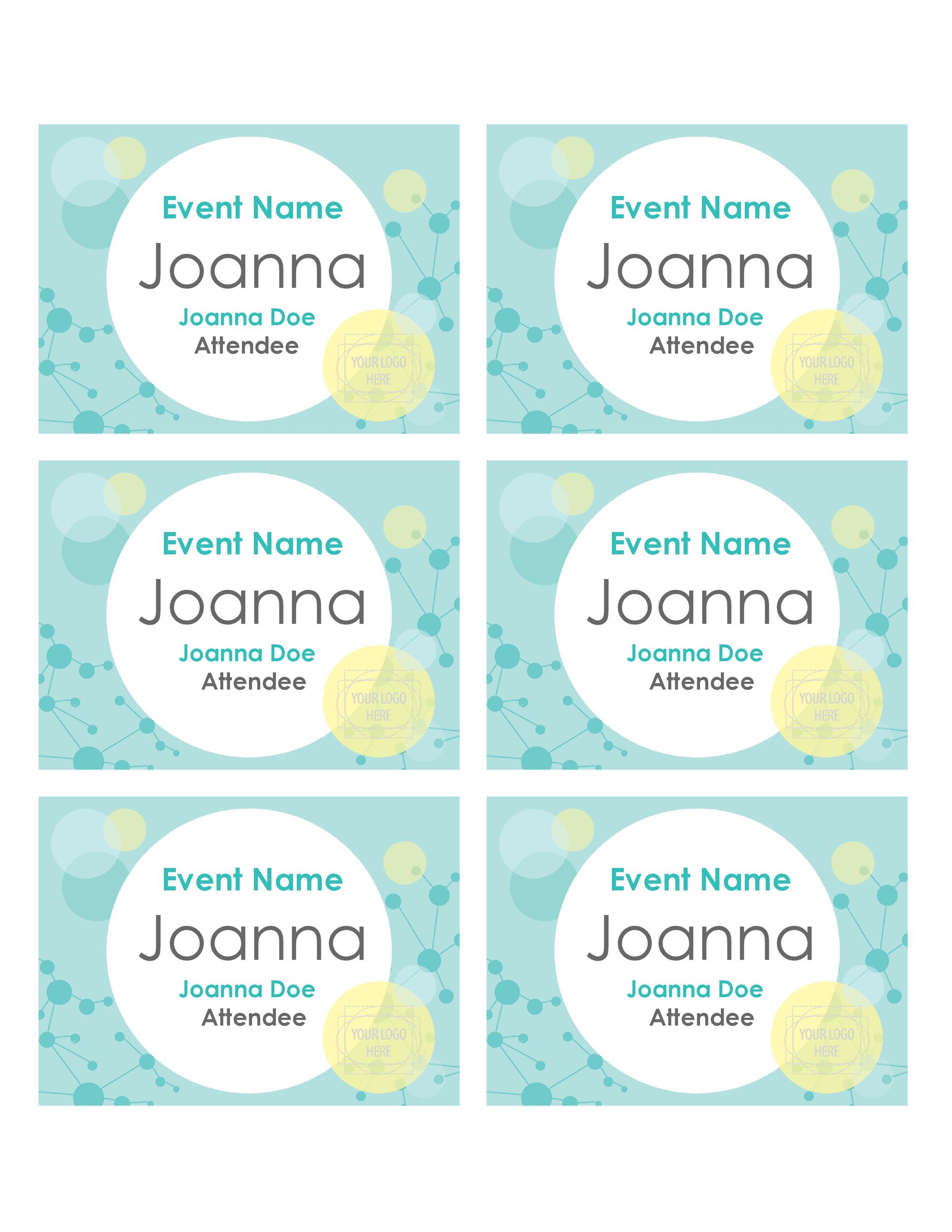 Detail Template Name Tag Word Nomer 35