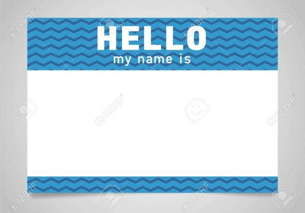 Detail Template Name Tag Word Nomer 46