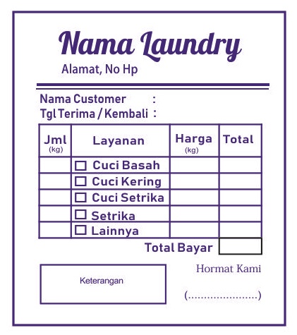 Detail Template Nota Docx Nomer 31