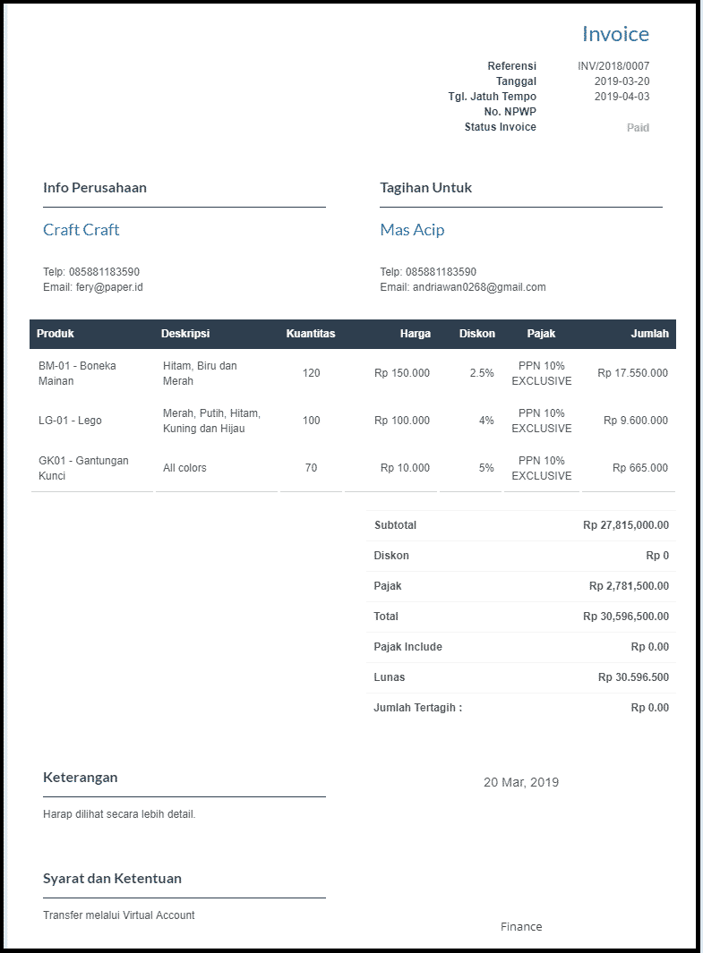 Detail Template Nota Docx Nomer 37