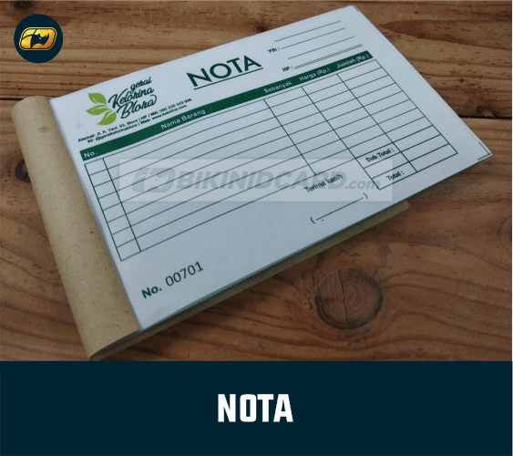 Detail Template Nota Excel Nomer 30