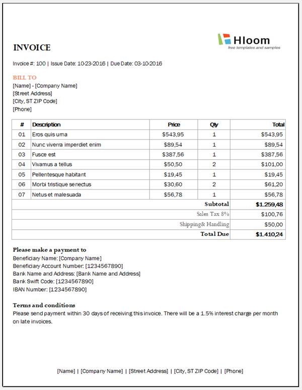 Detail Template Nota Excel Nomer 36