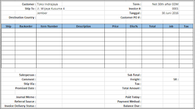 Detail Template Nota Excel Nomer 45