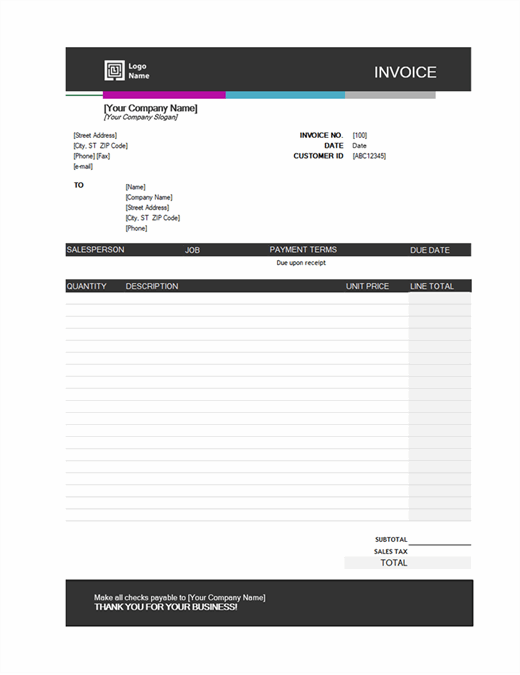 Detail Template Nota Excel Nomer 51