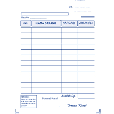 Detail Template Nota Kosong Nomer 23