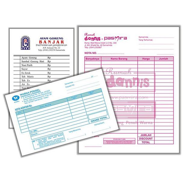 Detail Template Nota Psd Nomer 22