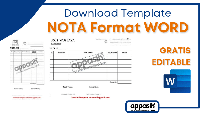 Detail Template Nota Toko Nomer 37