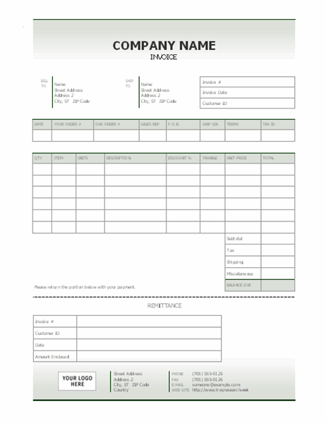 Detail Template Nota Word Nomer 22