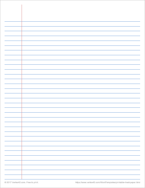 Detail Template Notebook Paper For Word Nomer 2