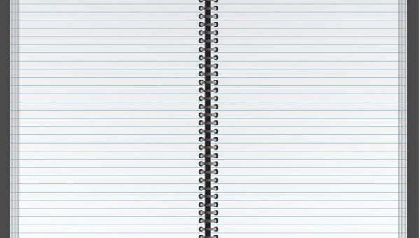 Detail Template Notebook Paper For Word Nomer 15