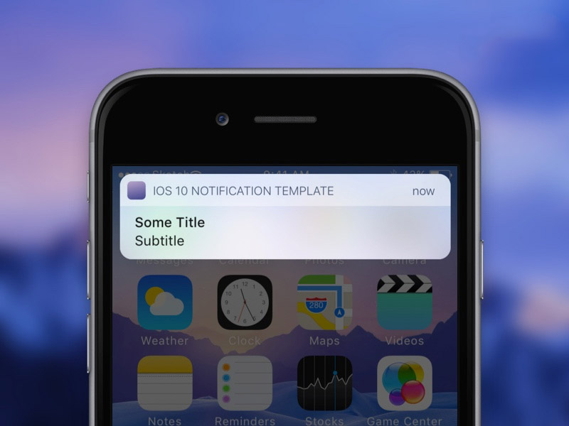 Detail Template Notification Iphone Nomer 2