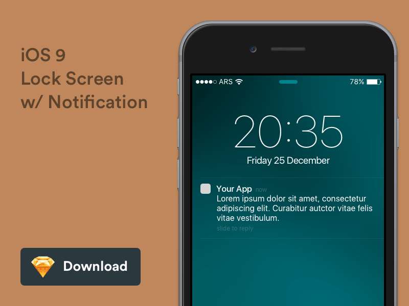 Detail Template Notification Iphone Nomer 21