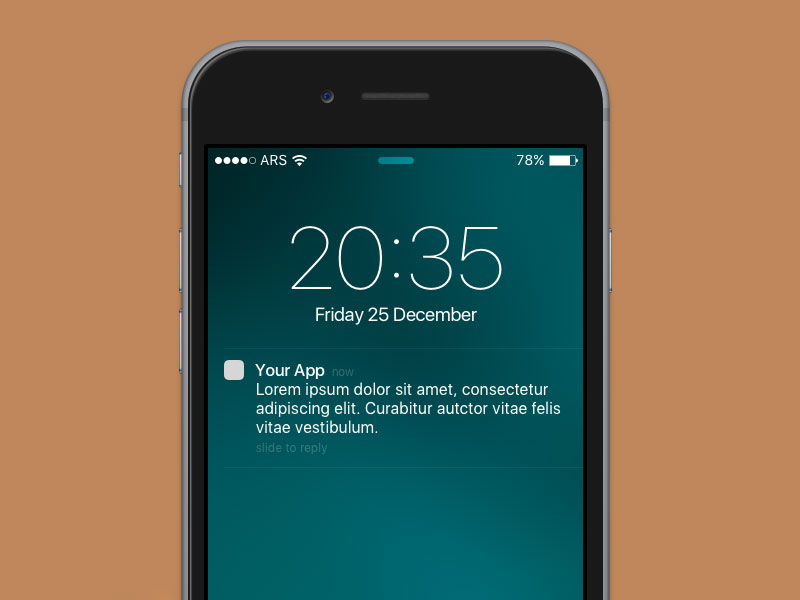 Detail Template Notification Iphone Nomer 4