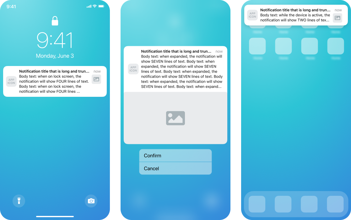 Detail Template Notification Iphone Nomer 32