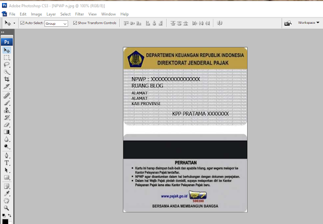 Detail Template Npwp Kosong Nomer 10