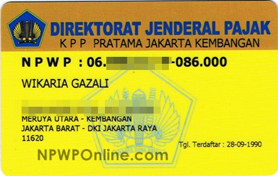 Detail Template Npwp Kosong Nomer 20