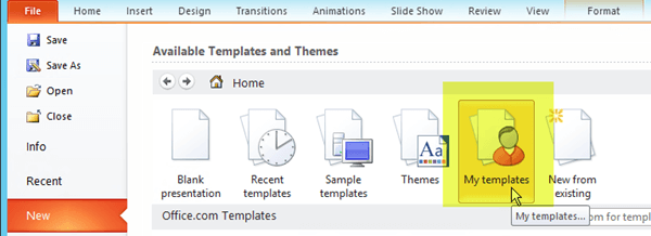 Detail Template Office Powerpoint 2010 Nomer 15