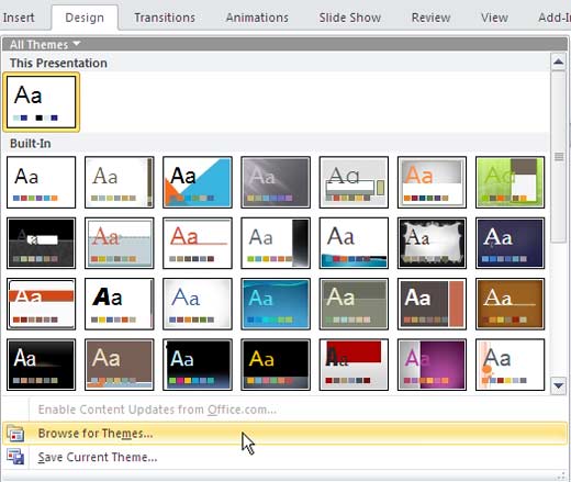 Detail Template Office Powerpoint 2010 Nomer 3