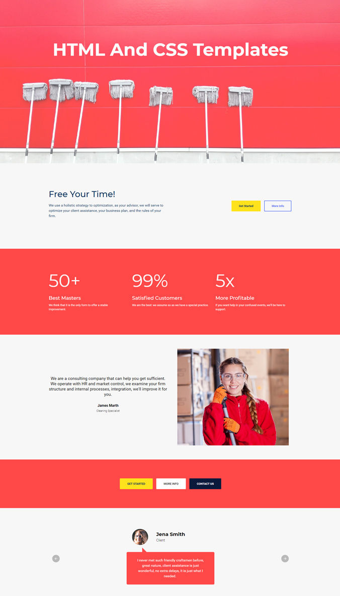 Detail Template Page Html Css Nomer 27
