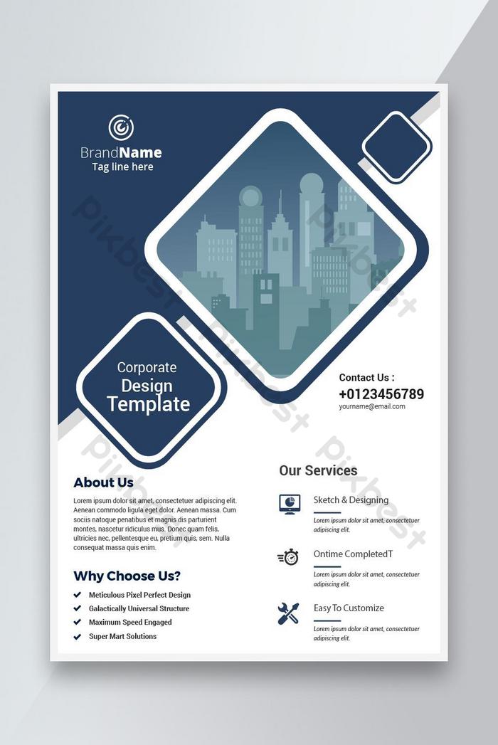 Detail Template Pamflet Nomer 21