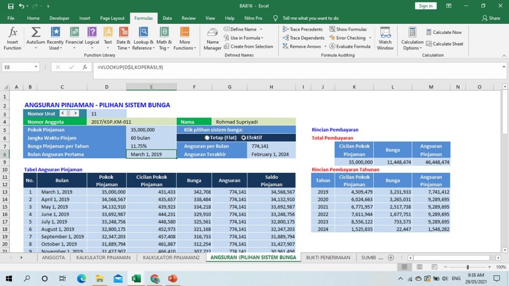 Detail Template Pembukuan Excel Nomer 27