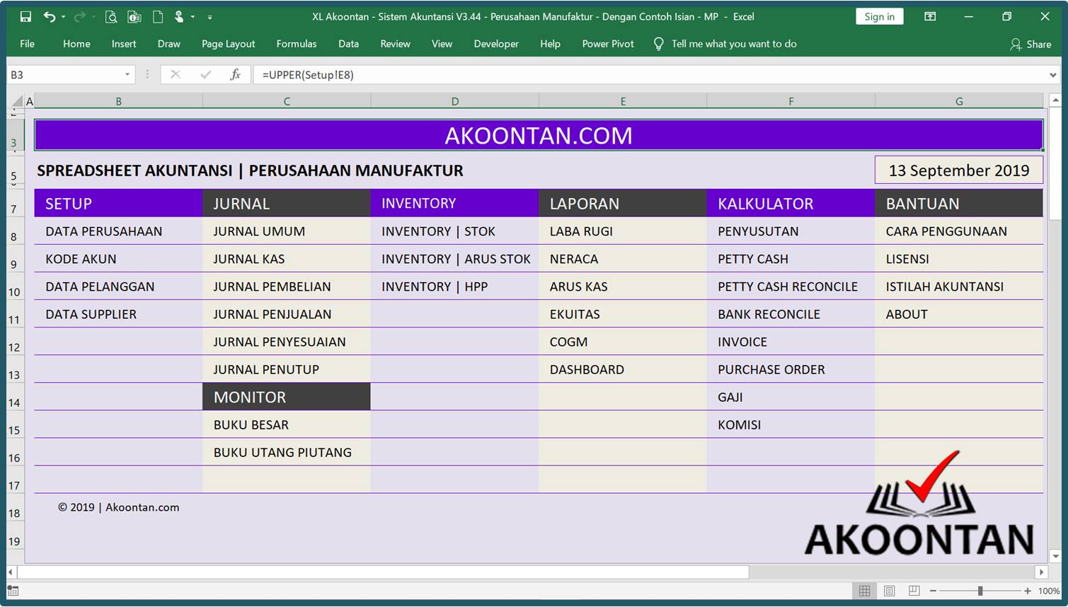 Detail Template Pembukuan Excel Nomer 46