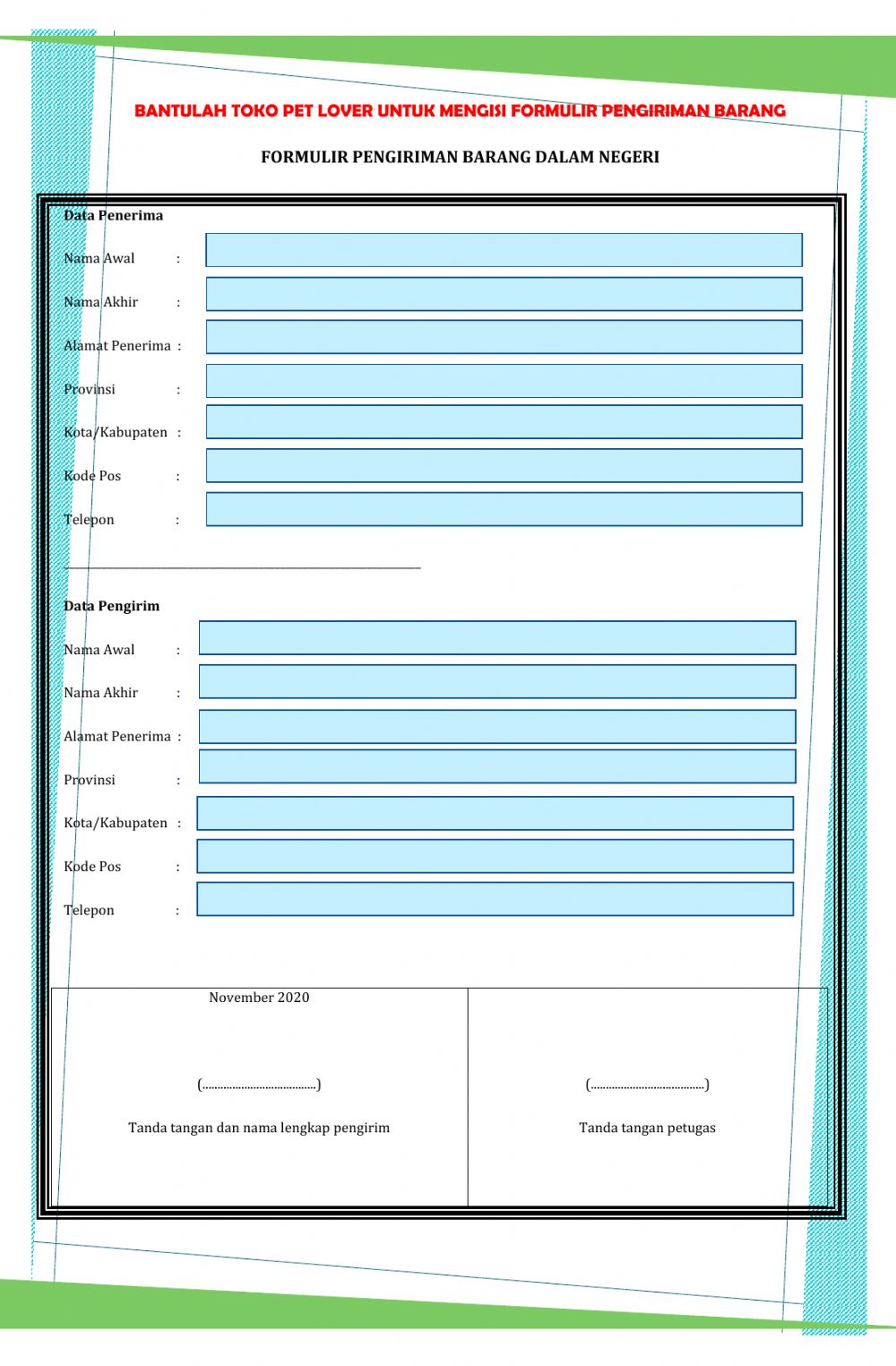 Detail Template Pengiriman Barang Nomer 43