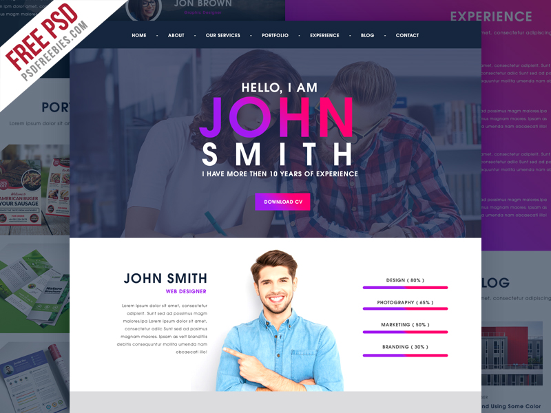 Detail Template Photoshop Portfolio Nomer 24