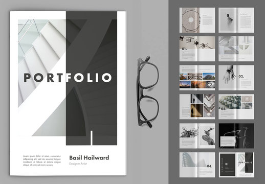 Download Template Photoshop Portfolio Nomer 29