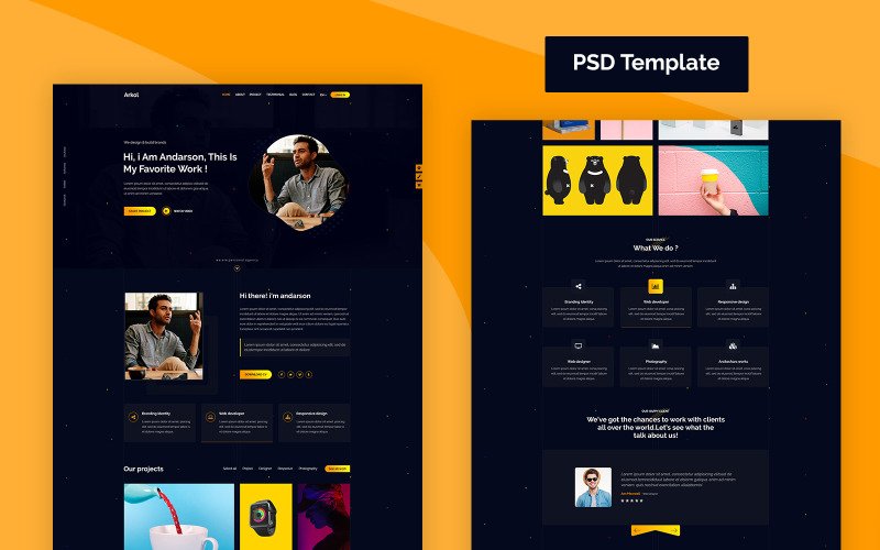 Detail Template Photoshop Portfolio Nomer 55