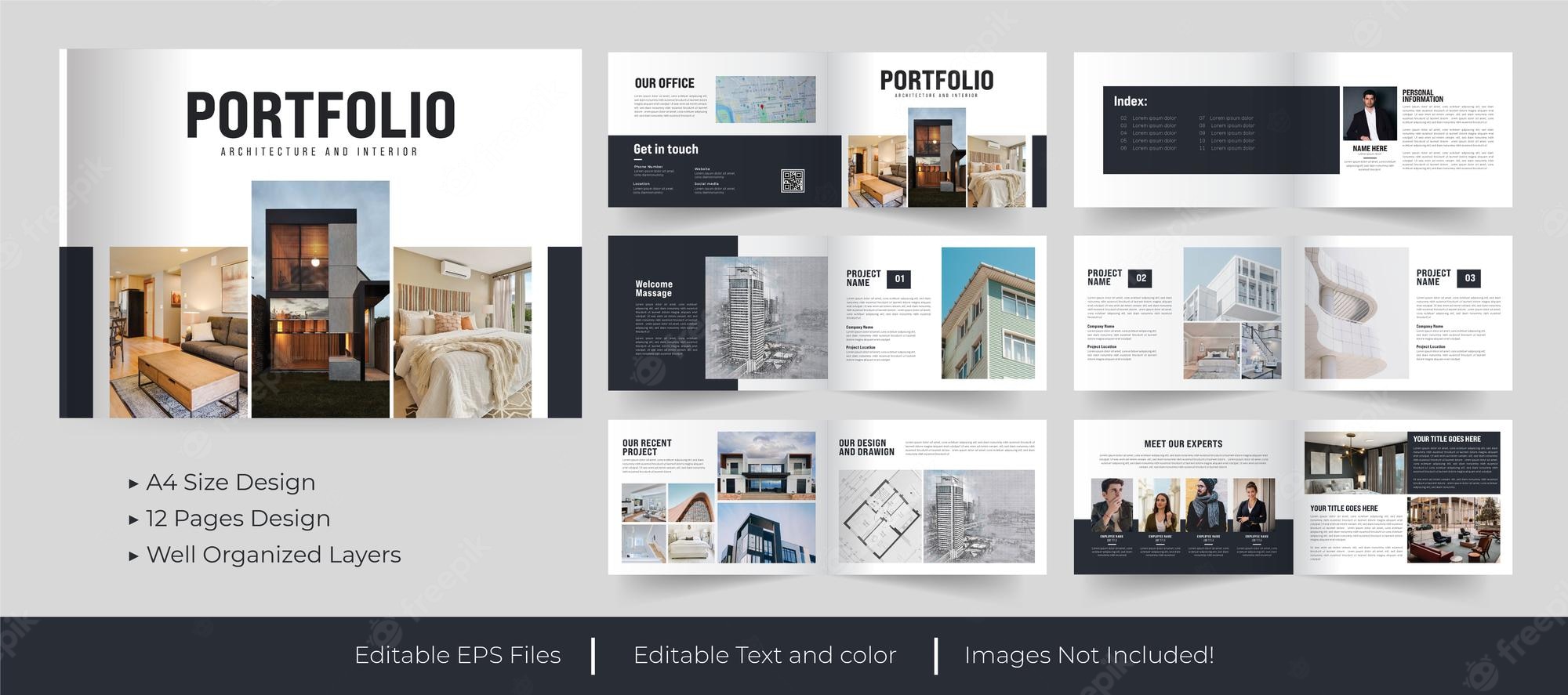 Detail Template Portfolio Architecture Nomer 2