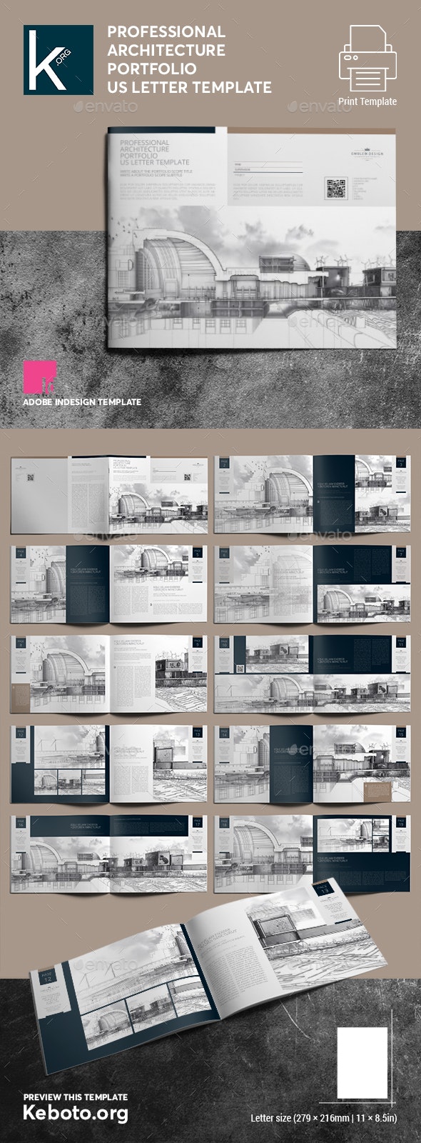 Detail Template Portfolio Architecture Nomer 12