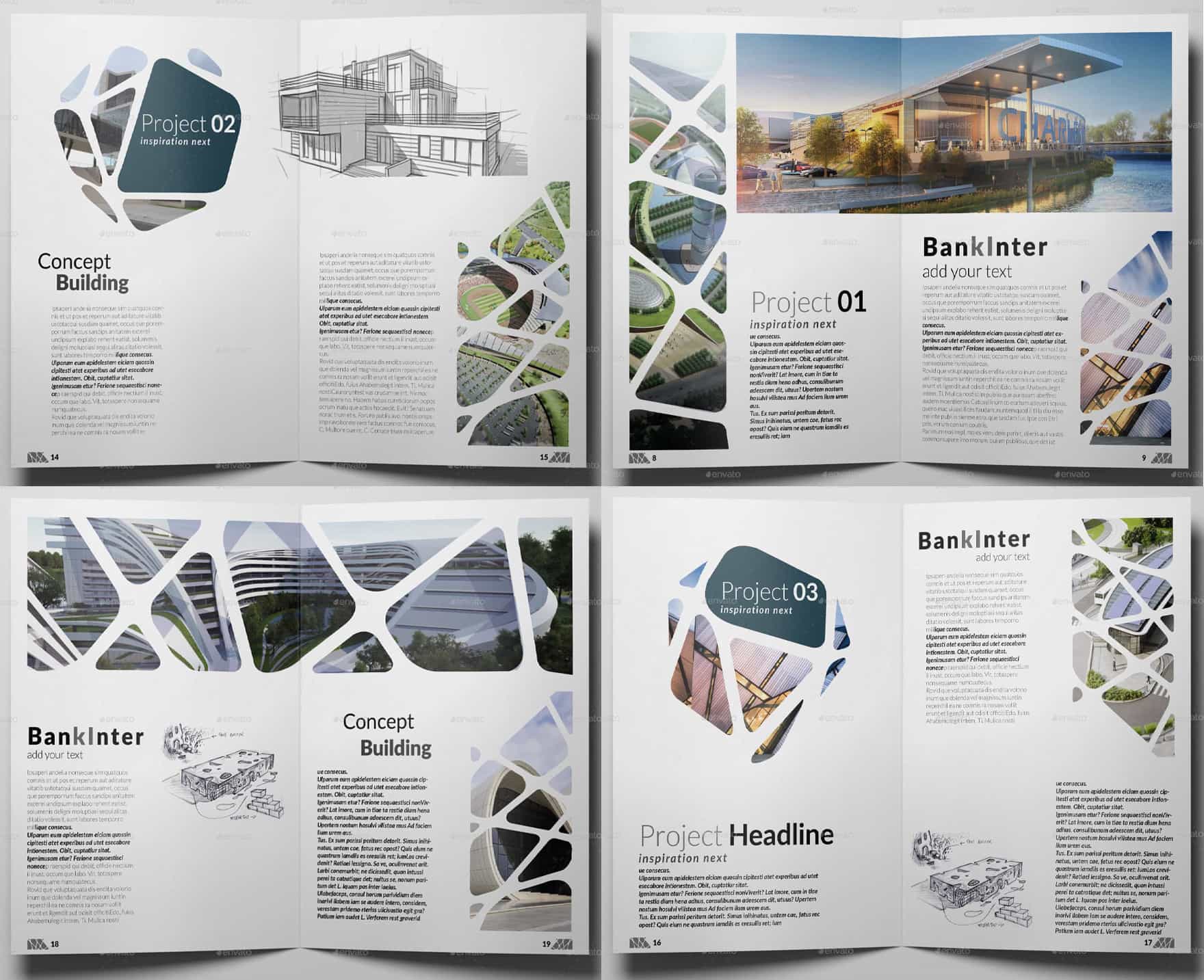 Detail Template Portfolio Architecture Nomer 3