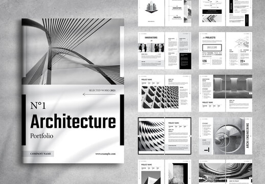 Detail Template Portfolio Architecture Nomer 29