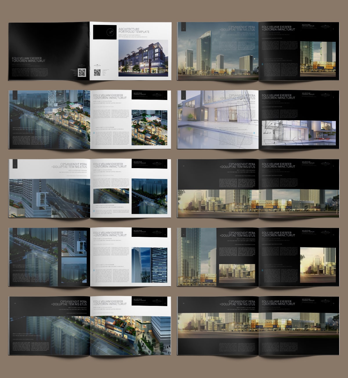 Detail Template Portfolio Architecture Nomer 5