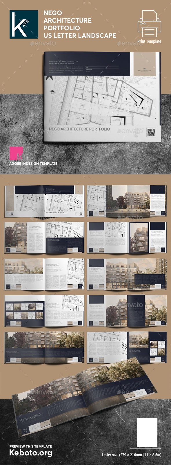 Detail Template Portfolio Architecture Nomer 42