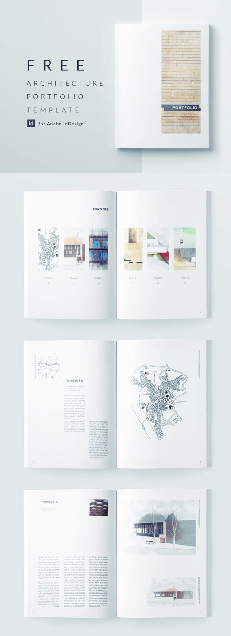 Detail Template Portfolio Architecture Nomer 54