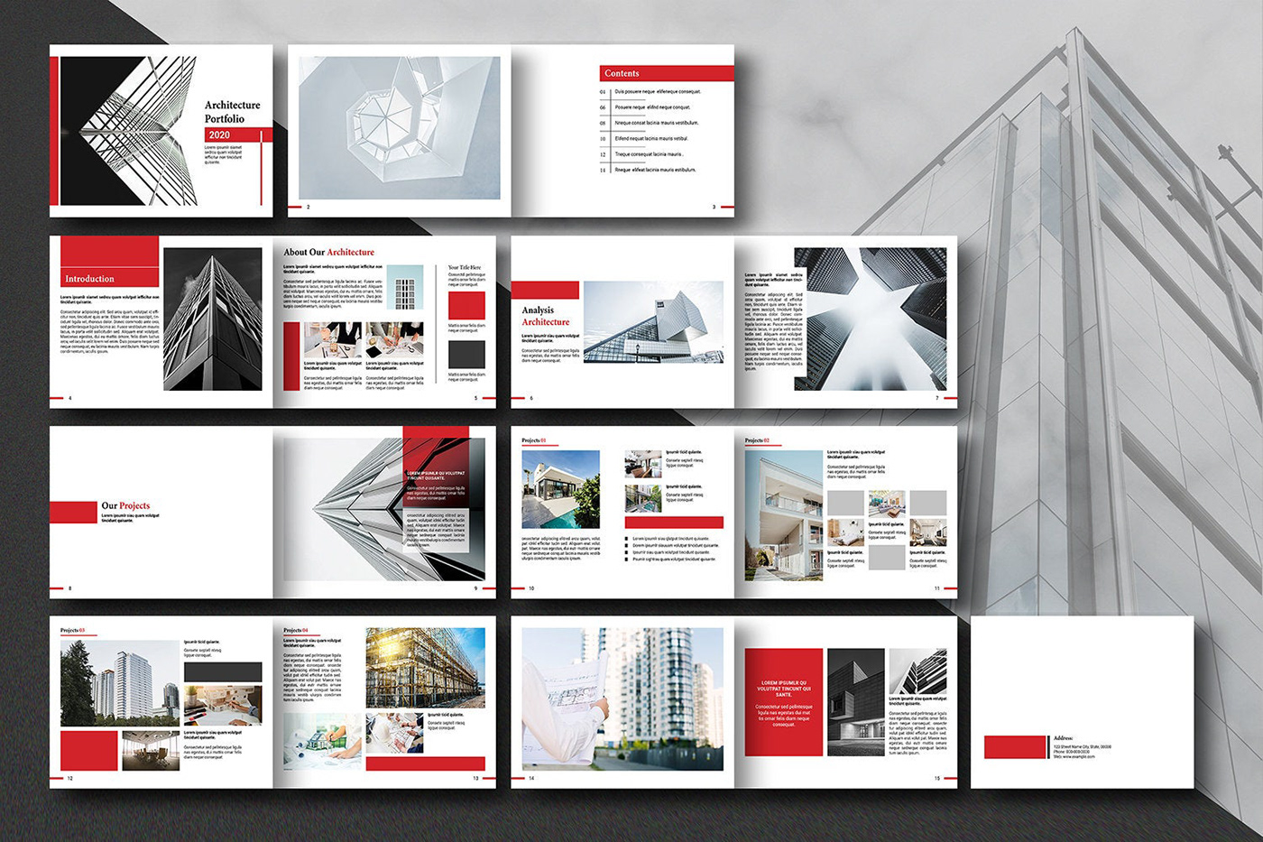 Detail Template Portfolio Architecture Nomer 7