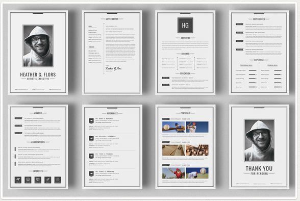 Detail Template Portfolio Docx Nomer 2