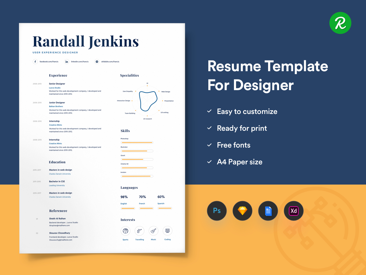 Detail Template Portfolio Docx Nomer 40