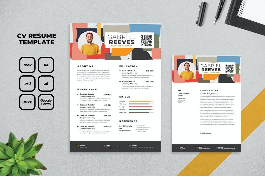 Detail Template Portfolio Docx Nomer 46