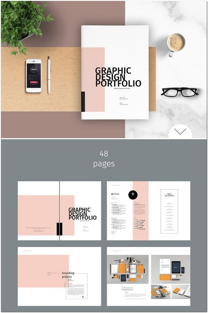 Detail Template Portfolio Docx Nomer 7