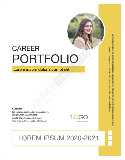 Detail Template Portfolio Word Nomer 12