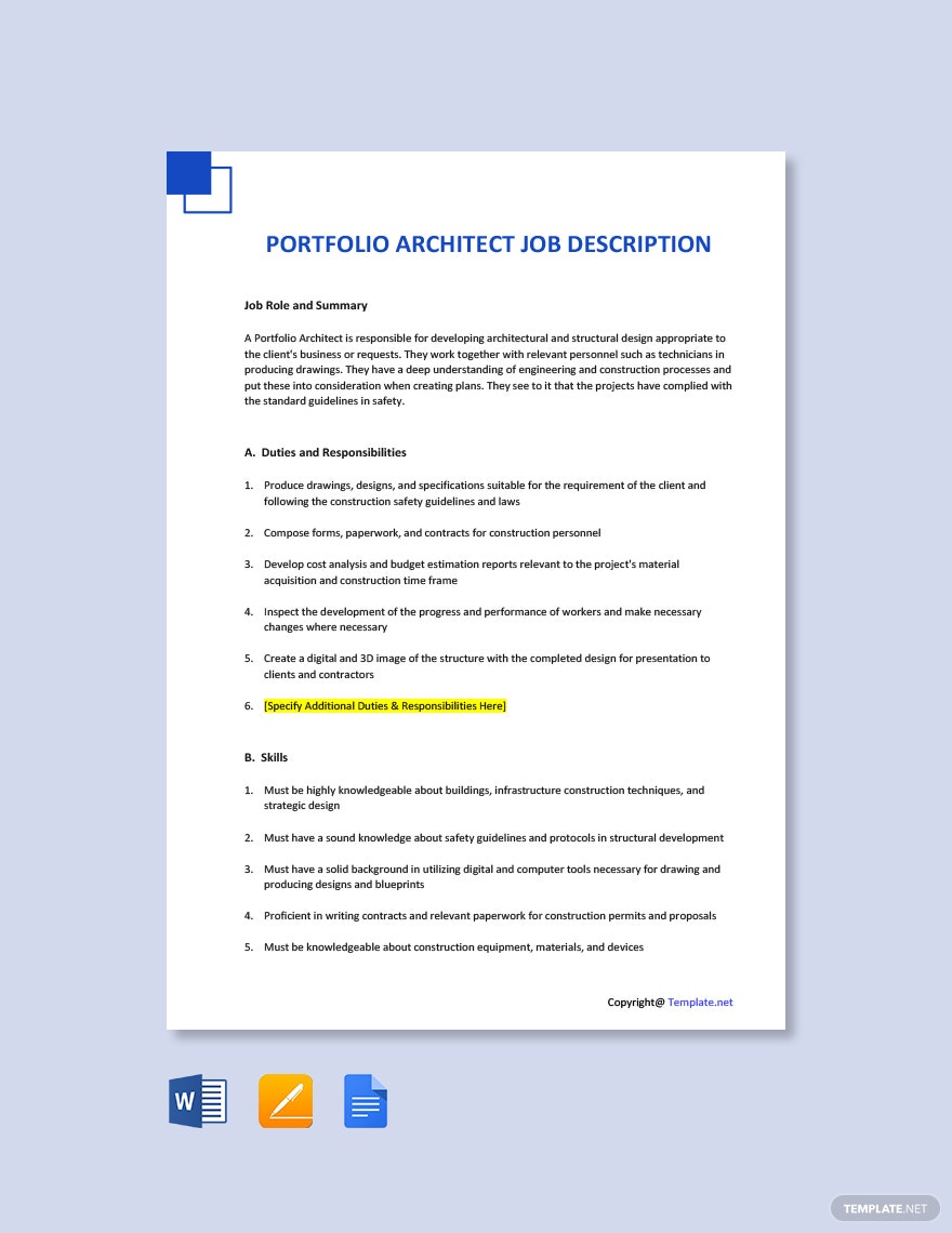 Detail Template Portfolio Word Nomer 29