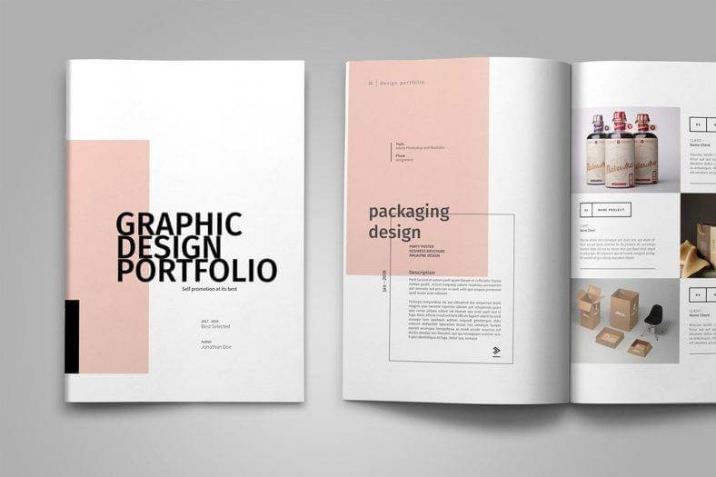 Detail Template Portofolio Desain Grafis Nomer 26