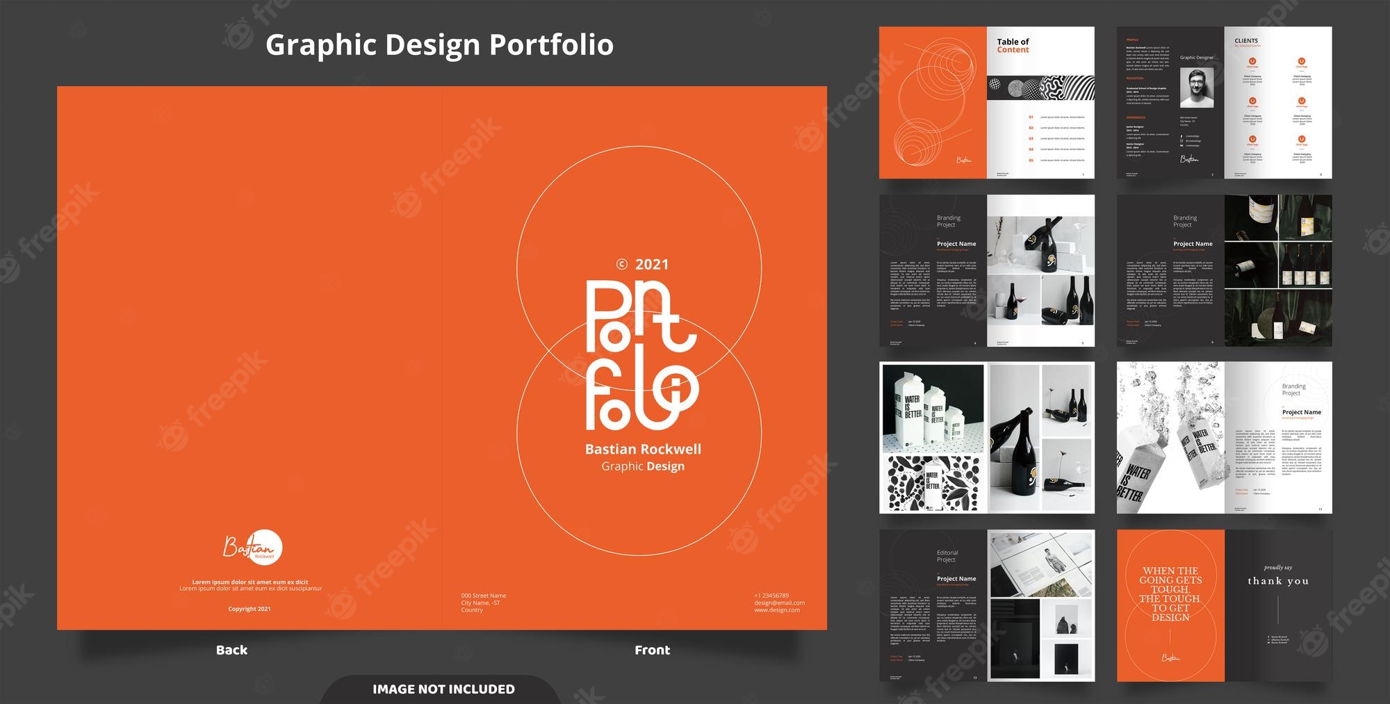 Detail Template Portofolio Desain Grafis Nomer 4