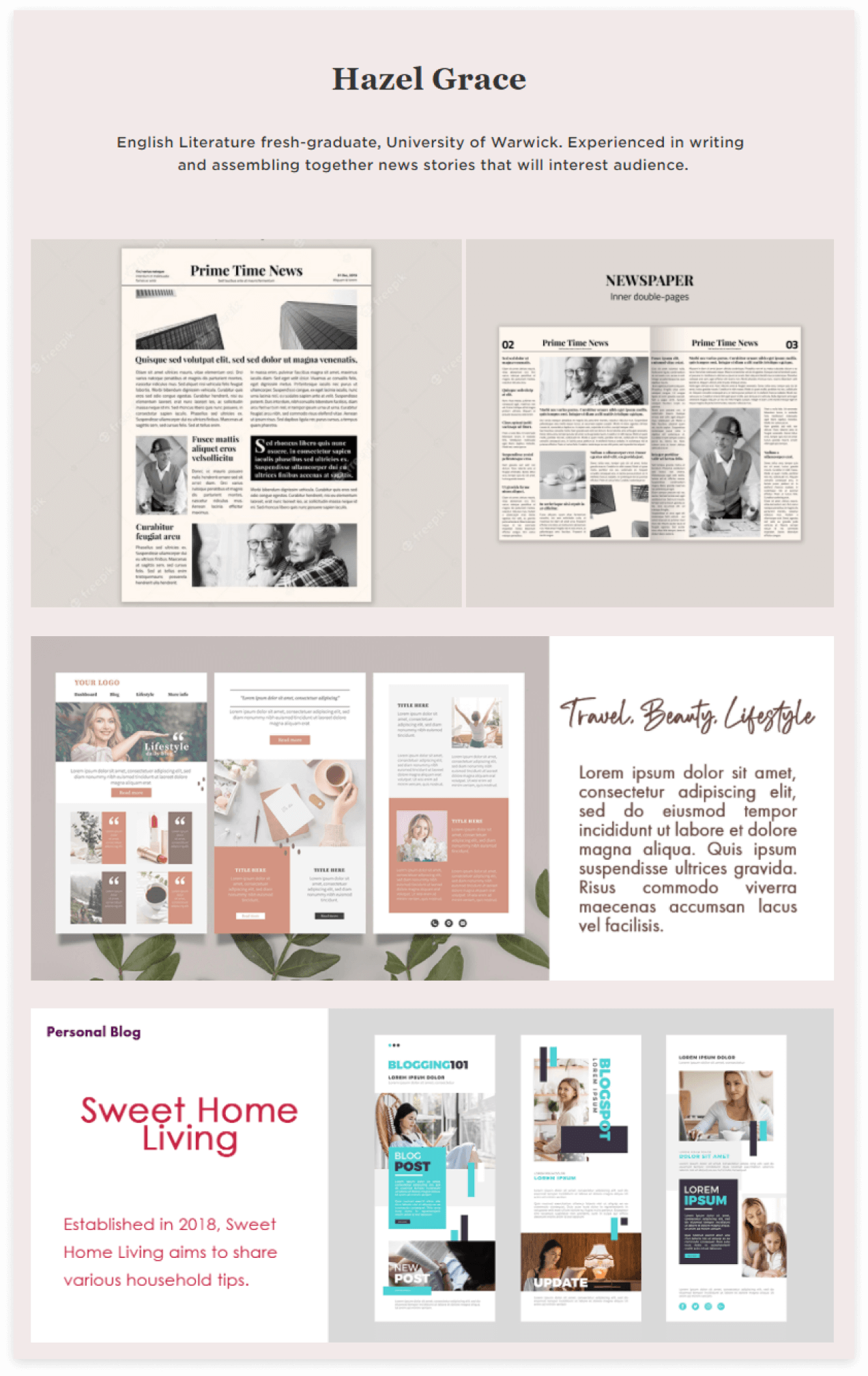 Detail Template Portofolio Desain Grafis Nomer 38