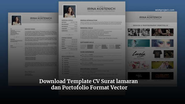 Detail Template Portofolio Lamaran Kerja Nomer 36