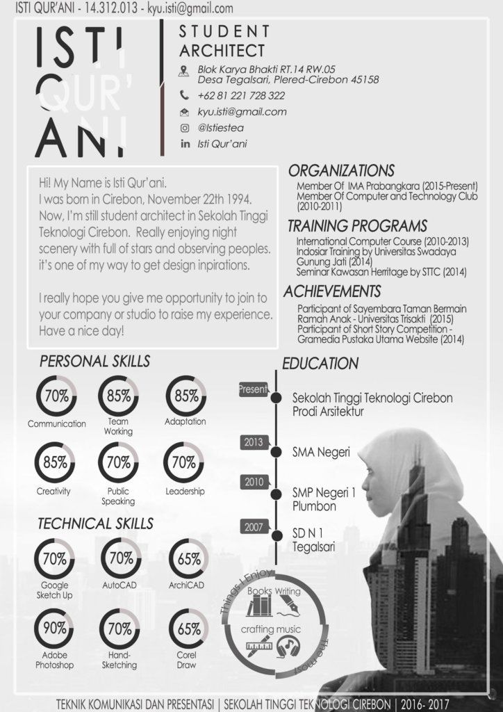 Detail Template Portofolio Lamaran Kerja Nomer 9