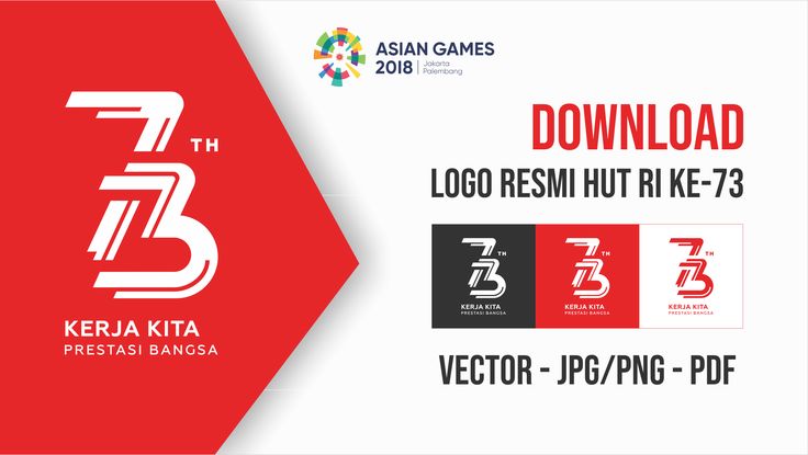 Detail Download Logo Resmi Hut Ri 73 Nomer 17